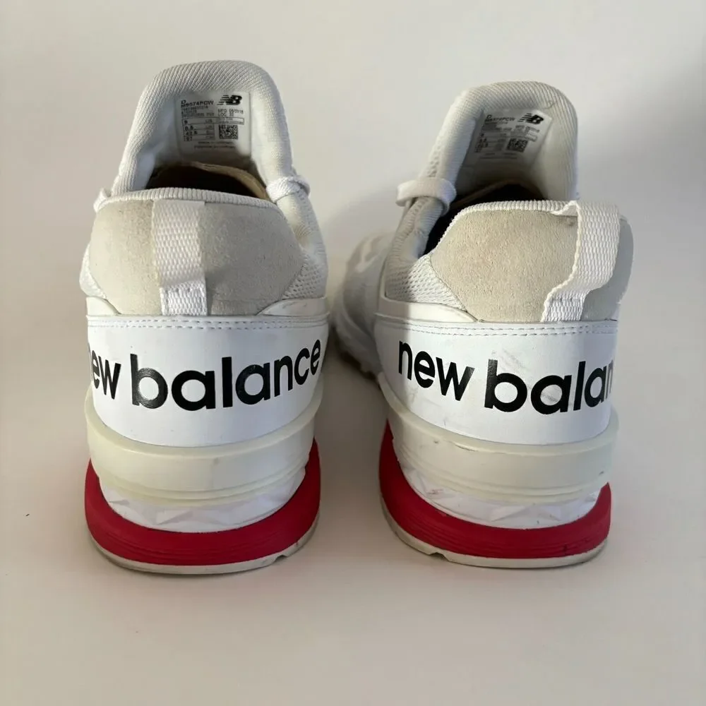 New Balance Fresh Foam Athletic Sneaker White Mesh Lace Up Round‎ Toe Size 9